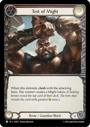 Test of Might (VIC012) [Blitz Deck: Heavy Hitters - Victor] - Deck Out Gaming