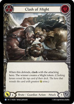 Clash of Might (Blue) (VIC020) [Blitz Deck: Heavy Hitters - Victor] - Deck Out Gaming