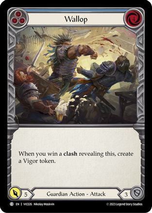 Wallop (Blue) (VIC026) [Blitz Deck: Heavy Hitters - Victor] - Deck Out Gaming