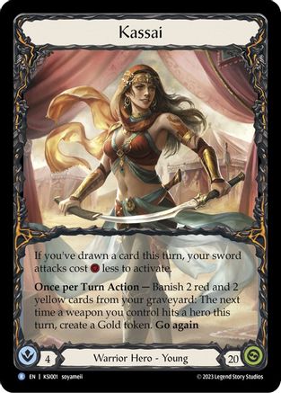 Kassai (KSI001) [Blitz Deck: Heavy Hitters - Kassai] Rainbow Foil - Deck Out Gaming