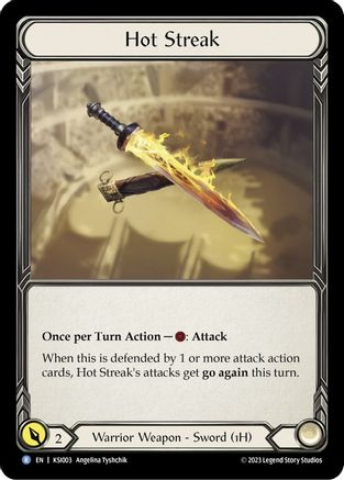 Hot Streak (KSI003) [Blitz Deck: Heavy Hitters - Kassai] - Deck Out Gaming