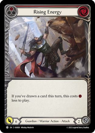 Rising Energy (Red) (KSI009) [Blitz Deck: Heavy Hitters - Kassai] - Deck Out Gaming