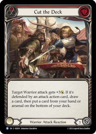 Cut the Deck (Red) (KSI014) [Blitz Deck: Heavy Hitters - Kassai] - Deck Out Gaming