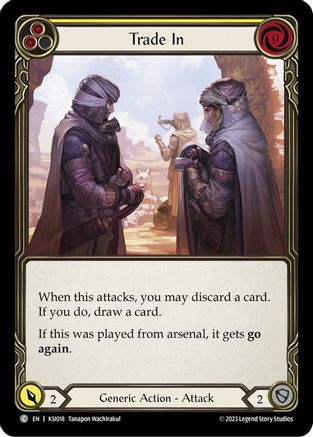 Trade In (Yellow) (KSI018) [Blitz Deck: Heavy Hitters - Kassai] - Deck Out Gaming
