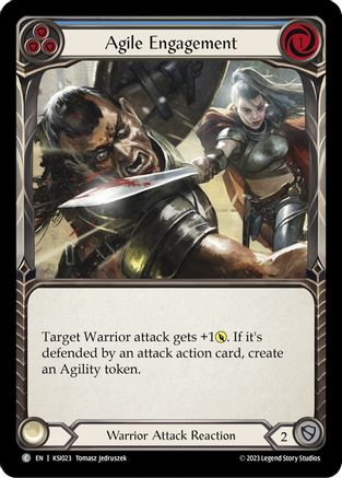 Agile Engagement (Blue) (KSI023) [Blitz Deck: Heavy Hitters - Kassai] - Deck Out Gaming