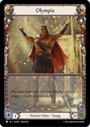 Olympia (OLA001) [Blitz Deck: Heavy Hitters - Olympia] Rainbow Foil - Deck Out Gaming