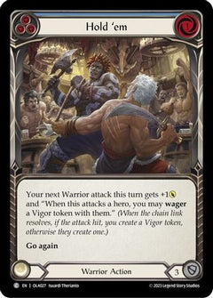 Hold 'em (Blue) (OLA027) [Blitz Deck: Heavy Hitters - Olympia] - Deck Out Gaming