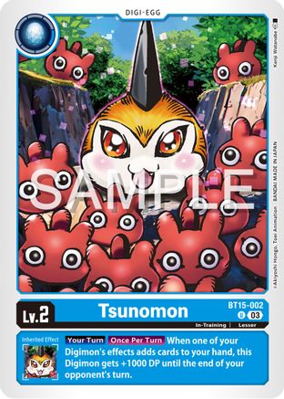 Tsunomon (BT15-002) [Exceed Apocalypse] - Deck Out Gaming