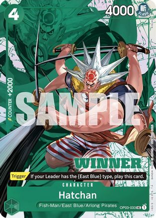 Hatchan (Winner Pack Vol. 6) (OP03-033) [One Piece Promotion Cards] Foil - Deck Out Gaming