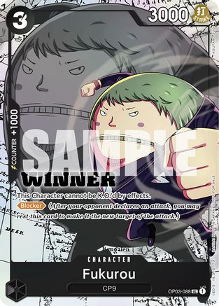 Fukurou (Winner Pack Vol. 6) (OP03-088) [One Piece Promotion Cards] Foil - Deck Out Gaming