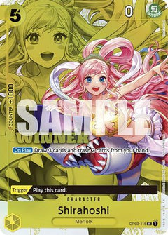 Shirahoshi (Winner Pack Vol. 6) (OP03-116) [One Piece Promotion Cards] Foil - Deck Out Gaming