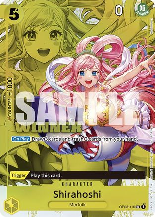 Shirahoshi (Winner Pack Vol. 6) (OP03-116) [One Piece Promotion Cards] Foil - Deck Out Gaming