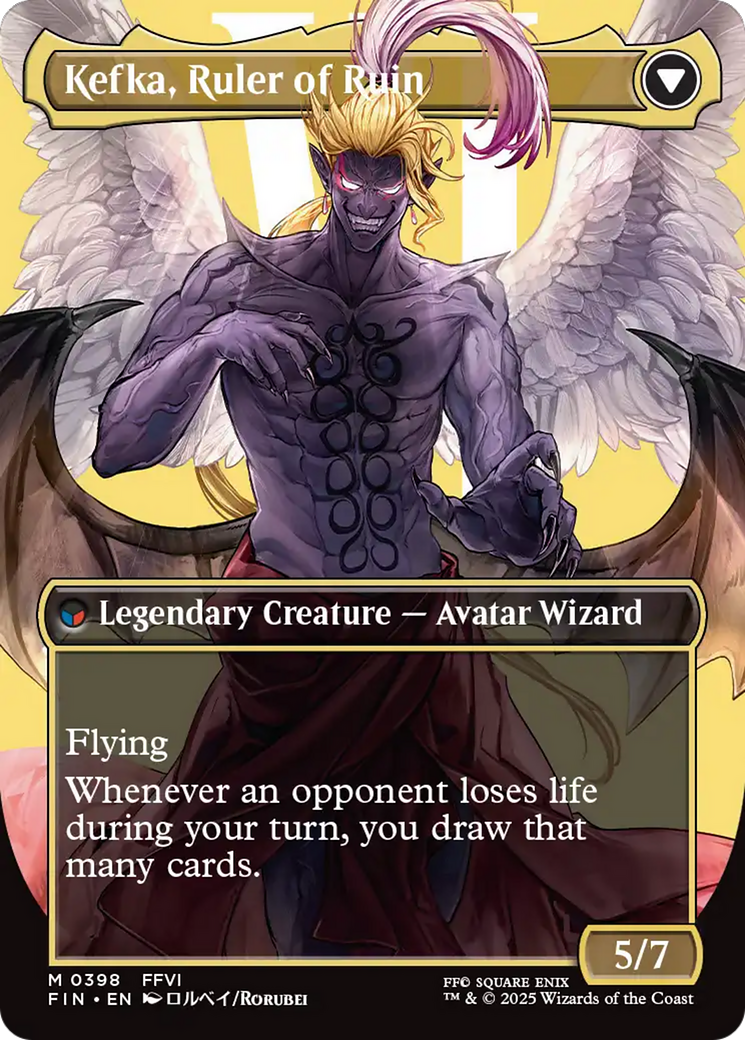 Kefka, Court Mage // Kefka, Ruler of Ruin (398) [FINAL FANTASY] foil - Deck Out Gaming