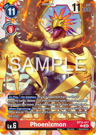 Phoenixmon (BT15-017) [Exceed Apocalypse] Foil - Deck Out Gaming