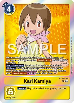 Kari Kamiya (BT15-084) [Exceed Apocalypse] Foil - Deck Out Gaming