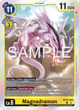 Magnadramon (BT15-042) [Exceed Apocalypse] Foil - Deck Out Gaming