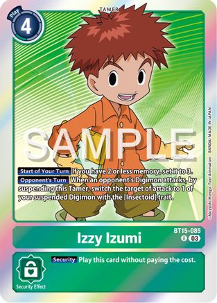 Izzy Izumi (BT15-085) [Exceed Apocalypse] Foil - Deck Out Gaming