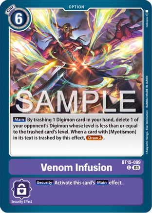 Venom Infusion (BT15-099) [Exceed Apocalypse] - Deck Out Gaming