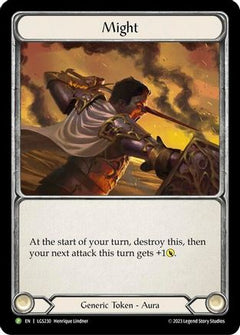 Might // Vigor - LGS230 (LGS230) [Flesh and Blood: Promo Cards] Rainbow Foil - Deck Out Gaming