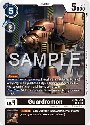 Guardromon (BT15-061) [Exceed Apocalypse] - Deck Out Gaming