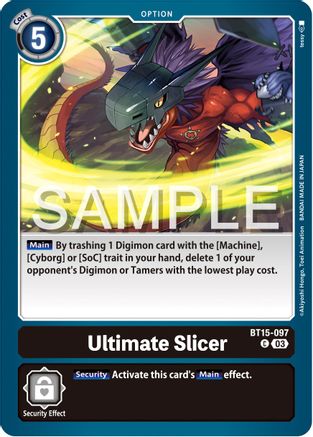 Ultimate Slicer (BT15-097) [Exceed Apocalypse] - Deck Out Gaming