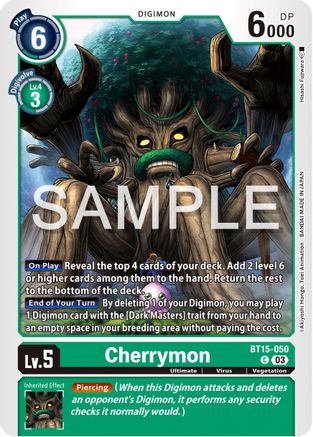 Cherrymon (BT15-050) [Exceed Apocalypse] - Deck Out Gaming