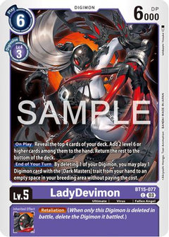 LadyDevimon (BT15-077) [Exceed Apocalypse] - Deck Out Gaming