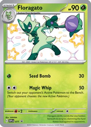Floragato - 077 (77) [SV: Scarlet & Violet Promo Cards] Holofoil - Deck Out Gaming