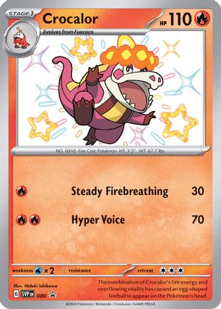 Crocalor - 080 (80) [SV: Scarlet & Violet Promo Cards] Holofoil - Deck Out Gaming