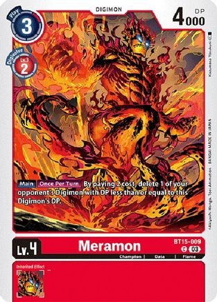 Meramon (BT15-009) [Exceed Apocalypse] - Deck Out Gaming