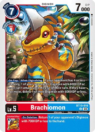 Brachiomon (BT15-016) [Exceed Apocalypse] - Deck Out Gaming