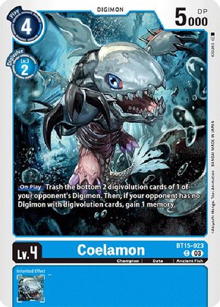 Coelamon (BT15-023) [Exceed Apocalypse] - Deck Out Gaming