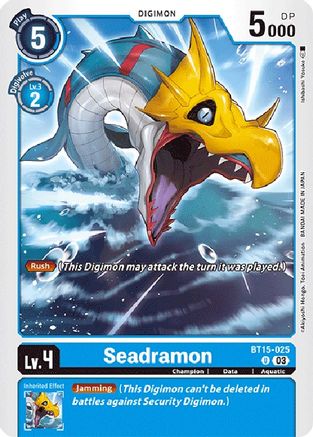 Seadramon (BT15-025) [Exceed Apocalypse] - Deck Out Gaming