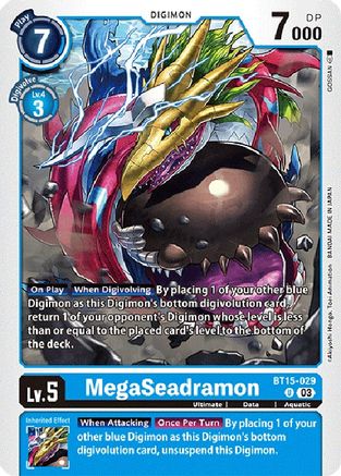 MegaSeadramon (BT15-029) [Exceed Apocalypse] - Deck Out Gaming