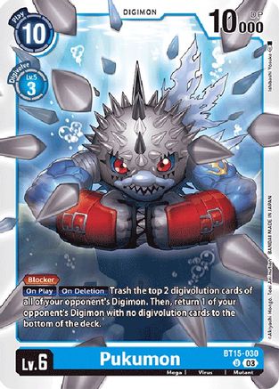 Pukumon (BT15-030) [Exceed Apocalypse] - Deck Out Gaming