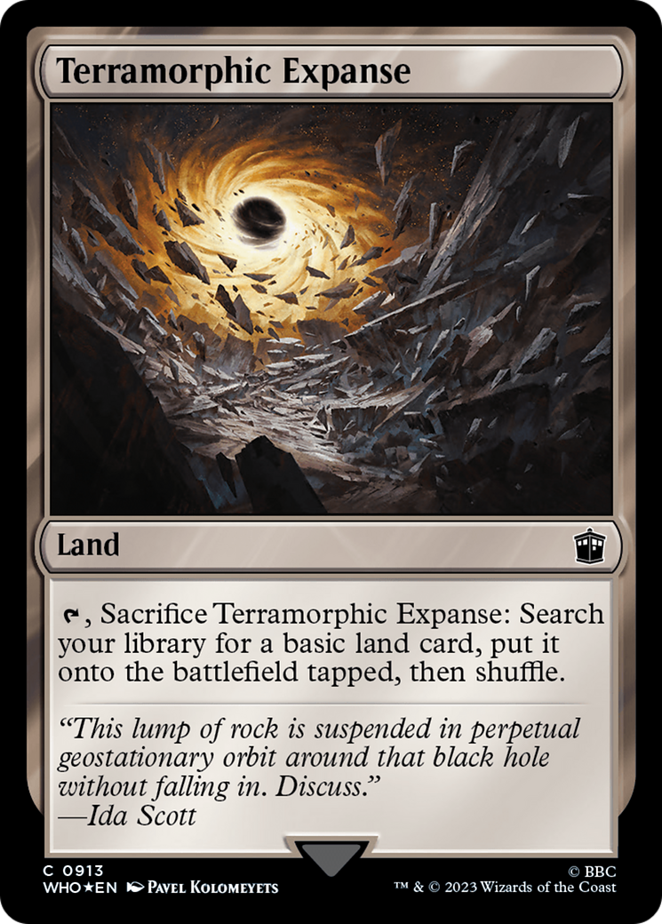 Terramorphic Expanse (Surge Foil) (913) [Doctor Who] foil - Deck Out Gaming