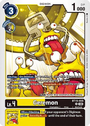 Geremon (BT15-035) [Exceed Apocalypse] - Deck Out Gaming