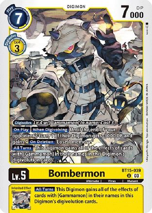 Bombermon (BT15-039) [Exceed Apocalypse] - Deck Out Gaming