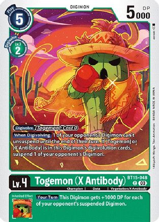 Togemon (X Antibody) (BT15-048) [Exceed Apocalypse] - Deck Out Gaming