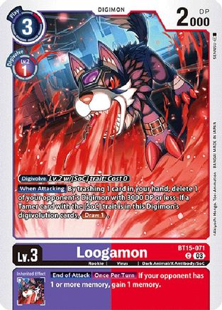 Loogamon (BT15-071) [Exceed Apocalypse] - Deck Out Gaming