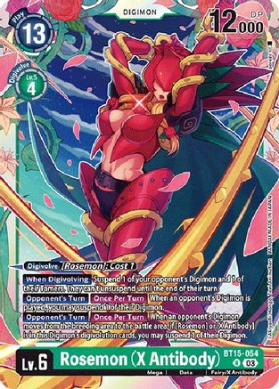 Rosemon (X Antibody) (BT15-054) [Exceed Apocalypse] Foil - Deck Out Gaming