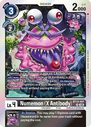 Numemon (X Antibody) (BT15-057) [Exceed Apocalypse] Foil - Deck Out Gaming