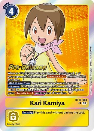 Kari Kamiya (BT15-084) [Exceed Apocalypse Pre-Release Cards] Foil - Deck Out Gaming