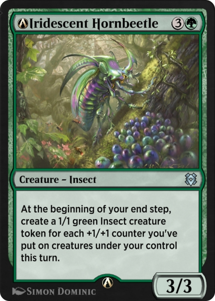 A-Iridescent Hornbeetle (A-187) [Zendikar Rising] - Deck Out Gaming
