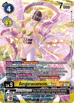 Angewomon ACE (Alternate Art) (BT15-038) [Exceed Apocalypse] Foil - Deck Out Gaming