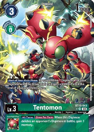 Tentomon (Alternate Art) (BT15-043) [Exceed Apocalypse] Foil - Deck Out Gaming