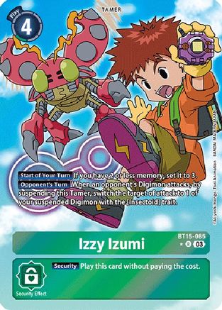 Izzy Izumi (Alternate Art) (BT15-085) [Exceed Apocalypse] Foil - Deck Out Gaming