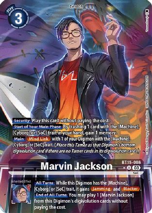 Marvin Jackson (Alternate Art) (BT15-086) [Exceed Apocalypse] Foil - Deck Out Gaming