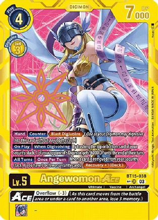 Angewomon ACE (Special Rare) (BT15-038) [Exceed Apocalypse] Foil - Deck Out Gaming