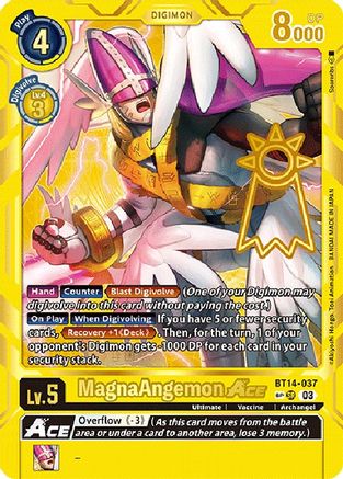 MagnaAngemon ACE (Special Rare) (BT14-037) [Exceed Apocalypse] Foil - Deck Out Gaming